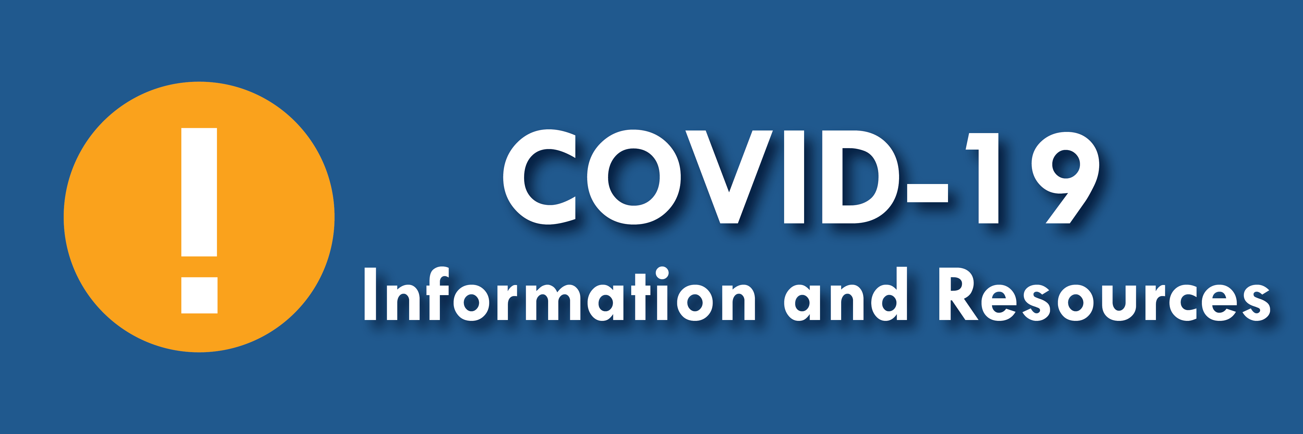 COVID-19 information. 